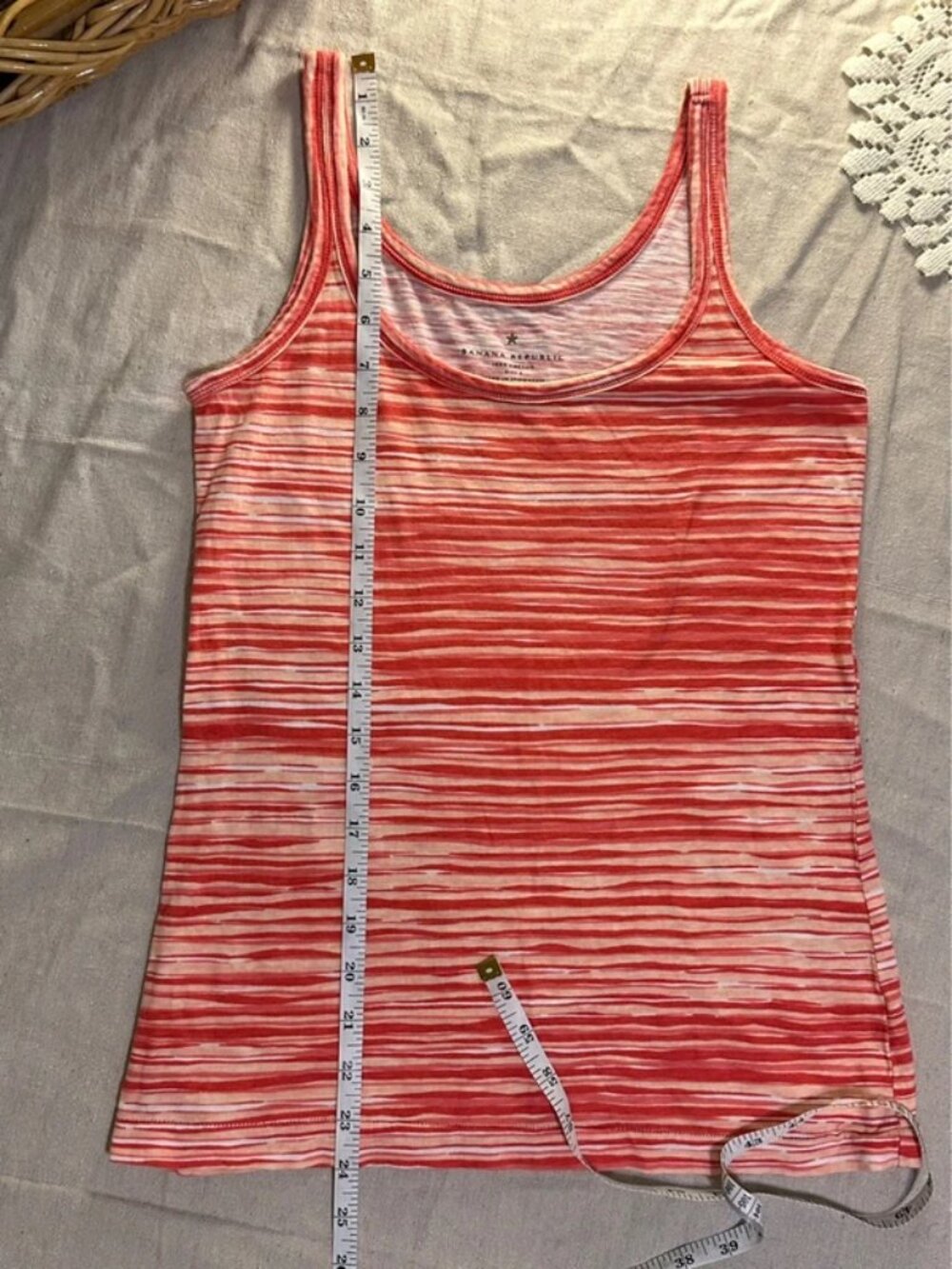 Banana Republic 100% cotton Striped Tank - Picture 5 of 5